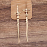 10 PCS Retro Hairpin Settings Hair Sticks DIY Jewelry Making