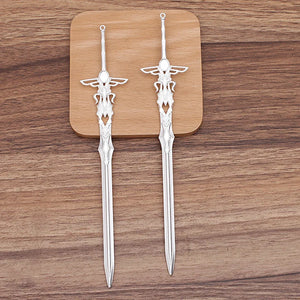 10 PCS Retro Hairpin Settings Hair Sticks DIY Jewelry Making
