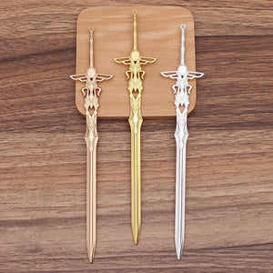 10 PCS Retro Hairpin Settings Hair Sticks DIY Jewelry Making