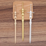 10 PCS Retro Hairpin Settings Hair Sticks DIY Jewelry Making