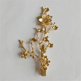 10 PCS Vintage Metal Alloy KC Branch Flowers Hairpin Base Settings