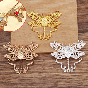 10 PCS Retro Alloy Headdress DIY Jewelry Making Component