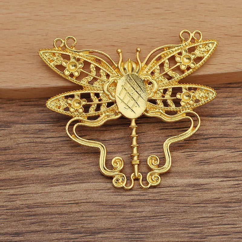 10 PCS Retro Alloy Headdress DIY Jewelry Making Component