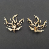 10 Pcs 54mm Retro Metal Alloy Phoenix Headwear DIY Jewelry Making