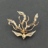10 Pcs 54mm Retro Metal Alloy Phoenix Headwear DIY Jewelry Making