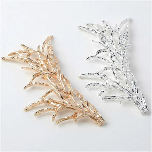 10 PCS Metal Alloy KC Leaf Branch DIY Accessories For Jewelry Making