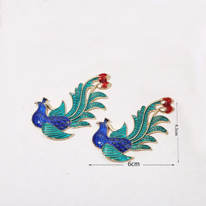 10 PCS Phoenix Enamel DIY Jewelry Making Ornaments