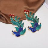 10 PCS Phoenix Enamel DIY Jewelry Making Ornaments