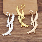 10 PCS Alloy KC Silver Plated Red-crowned Crane for DIY Jewelry Making