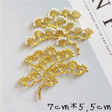 10 PCS 70*55mm Silver Plated Pearl Tree DIY Jewelry Making