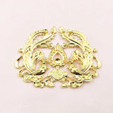10 PCS Gold Alloy Phoenix Birds Hairwear DIY Ornament