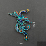 10 PCS Cloisonne Enamel Phoenix DIY Jewelry Making