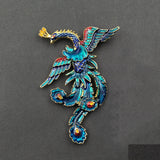 10 PCS Cloisonne Enamel Phoenix DIY Jewelry Making
