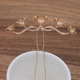 10 PCS Alloy Flowers Hair Sticks Gold/Silver Hairpin Base Settings
