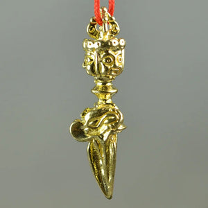 10 PCS Tibetan Metal Brass Spacer Beads Vajry Pestle Pendant Charms