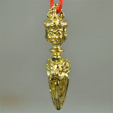 10 PCS Tibetan Metal Brass Spacer Beads Vajry Pestle Pendant Charms