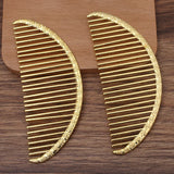 10 PCS Retro Style Metal Hair Comb DIY Hairpin Accessories
