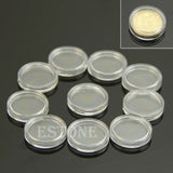 10 PCS Clear Round Coin Storage Capsules 19mm