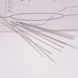 10 Beading Loom Needles 55mm Long 0.6mm Big Eye Hole
