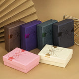 10 PCS Bow Necklace Box Packaging Earring Box Jewelry Box