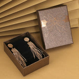 10 PCS Bow Necklace Box Packaging Earring Box Jewelry Box