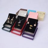 10 PCS Bowknot Necklace Ring Organizer Jewelry Packaging Box
