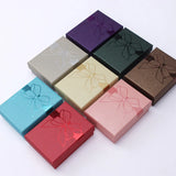 10 PCS Bowknot Necklace Ring Organizer Jewelry Packaging Box