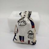 10 PCS Ethnic Style Cotton Linen Pouch Drawstring Bag Wedding Gift Packaging