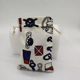 10 PCS Ethnic Style Cotton Linen Pouch Drawstring Bag Wedding Gift Packaging