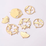10 PCS Chinese Style Drop Oil Charms Pendant DIY Jewelry Making