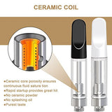 10 PCS 1.0ML Glass Ceramics Empty Storage Cartridges