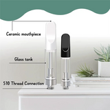 10 PCS Empty Storage Cartridges for 1.0ML Glass Ceramics