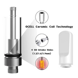 10 PCS Empty Storage Cartridges for 1.0ML Glass Ceramics