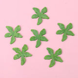 10 PCS Green Flower Pendant Charms for DIY Jewelry Making