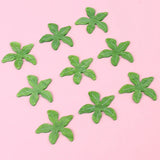 10 PCS Green Flower Pendant Charms for DIY Jewelry Making