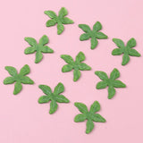 10 PCS Green Flower Pendant Charms for DIY Jewelry Making