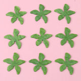 10 PCS Green Flower Pendant Charms for DIY Jewelry Making
