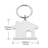 10 PCS Name House Key Chain Personalized Gift for Boyfriend Girlfriend Lover