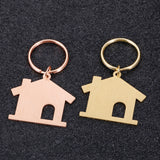 10 PCS Name House Key Chain Personalized Gift for Boyfriend Girlfriend Lover