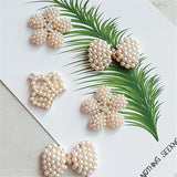 10 PCS Crystal Rhinestone Pearl Flowers Bowknot Hair Accessories