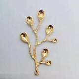 10 PCS Metal Alloy KC Plated Branches Pendant DIY Jewelry Making