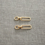 10 Metal Alloy KC/Rhodium Pendants Charm for Jewelry Making