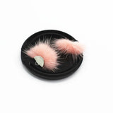 10 PCS Mink Hair Rabbit Hair Tassel Earrings Pendants