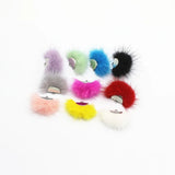 10 PCS Mink Hair Rabbit Hair Tassel Earrings Pendants