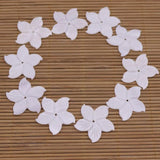 10 PCS Flower Shape Shell Mother of Pearl Jewelry Charms