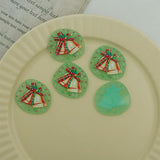 10PCS Geometric Acrylic Earrings Pendant for DIY Jewelry Making