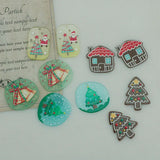 10PCS Geometric Acrylic Earrings Pendant for DIY Jewelry Making