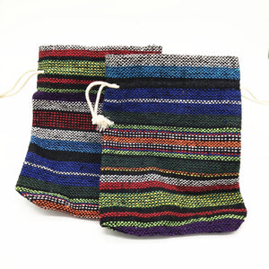 10 PCS Colorful Cotton Linen Pouch Drawstring Bag Wedding Gift Bag