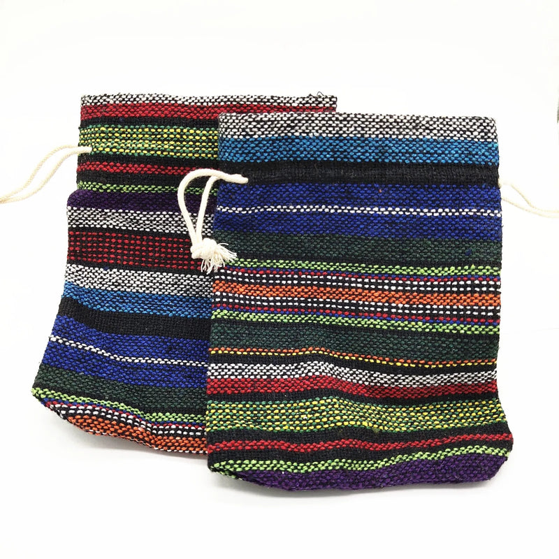 10 PCS Colorful Cotton Linen Pouch Drawstring Bag Wedding Gift Bag