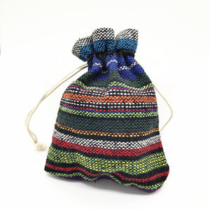 10 PCS Colorful Cotton Linen Pouch Drawstring Bag Wedding Gift Bag